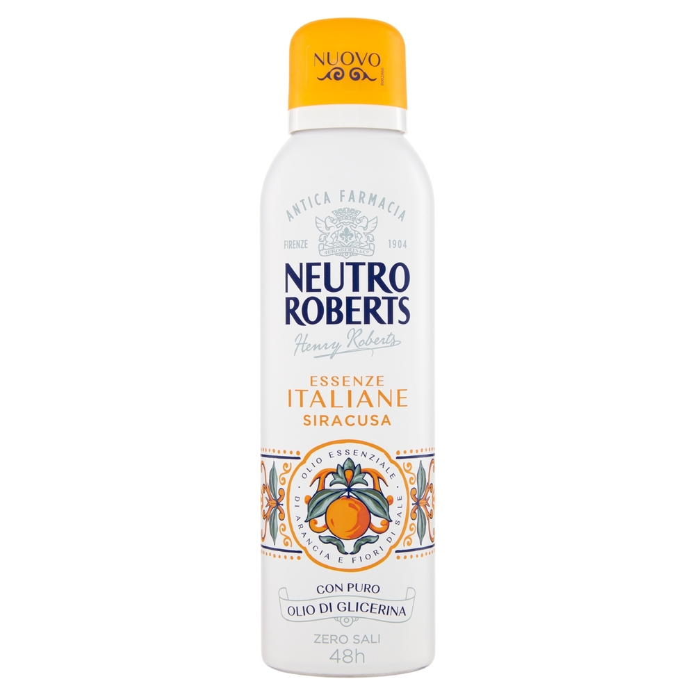Neutro Roberts Essenze Italiane Siracusa Olio Essenziale di Arancia e Fiori di Sale 200 ml